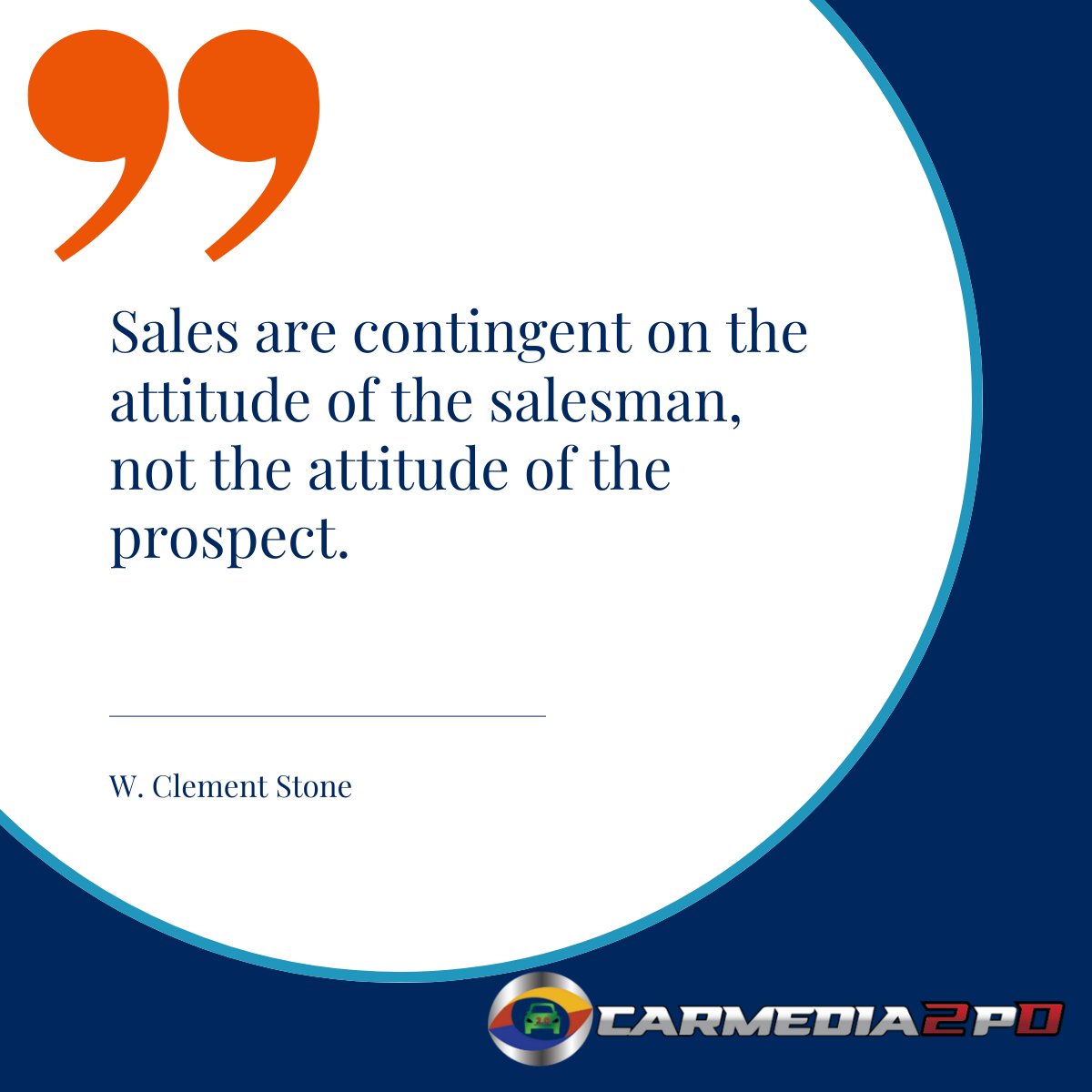 Positive energy and persistence are the driving forces behind closing deals. A salesman's enthusiasm and determination can turn even the toughest prospects into satisfied customers.

#SalesSuccess #AttitudeIsKey #PositiveEnergy  #SalesTips #CarSales #CarMedia #CarMedia2p0