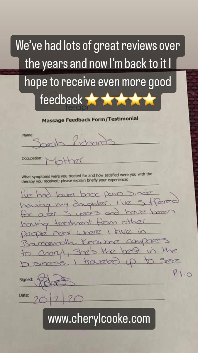 ferapi's tweet image. Lots of good reviews over the years as testimony to our massage therapy and more to come #sportsmassage #muscleflexibility #healthcare