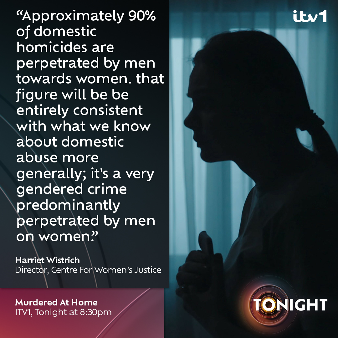 ITVTonight's tweet photo. Between 2009 and 2022, 241 women were murdered by strangers, 1025 women were killed by a current or former partner.

Murdered At Home | ITV1 | Tonight | 8:30pm 

Get Involved using the hashtag #ITVTonight https://t.co/ZW5u1cxwWv