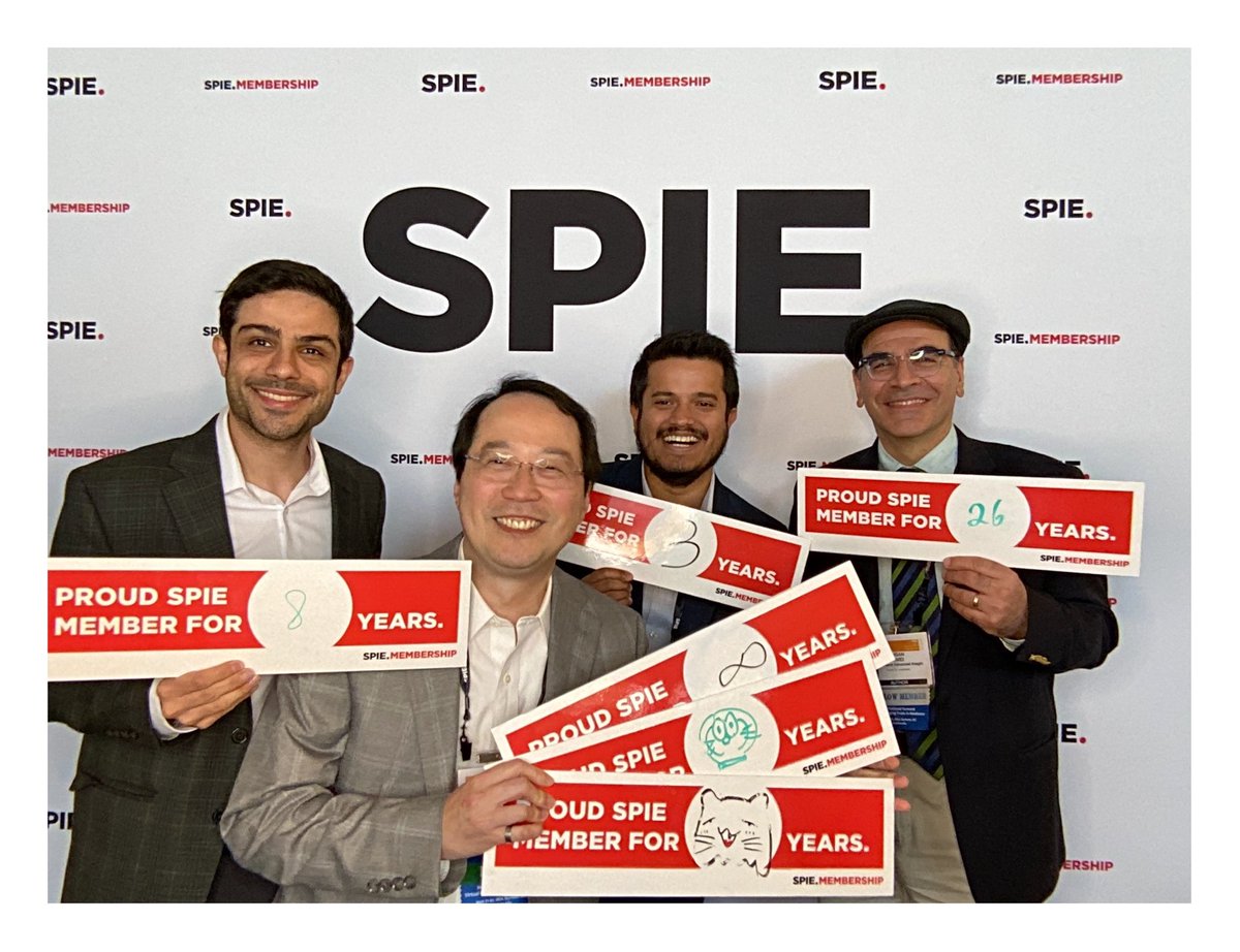 Always fun. This year, our center had yet another remarkable presence at SPIE Medical Imaging in San Diego with 11 presentations. Cannot be more proud of working with and mentoring such a great group of scientists! @DukeCVIT @DukeRadiology @DukeRAILabs