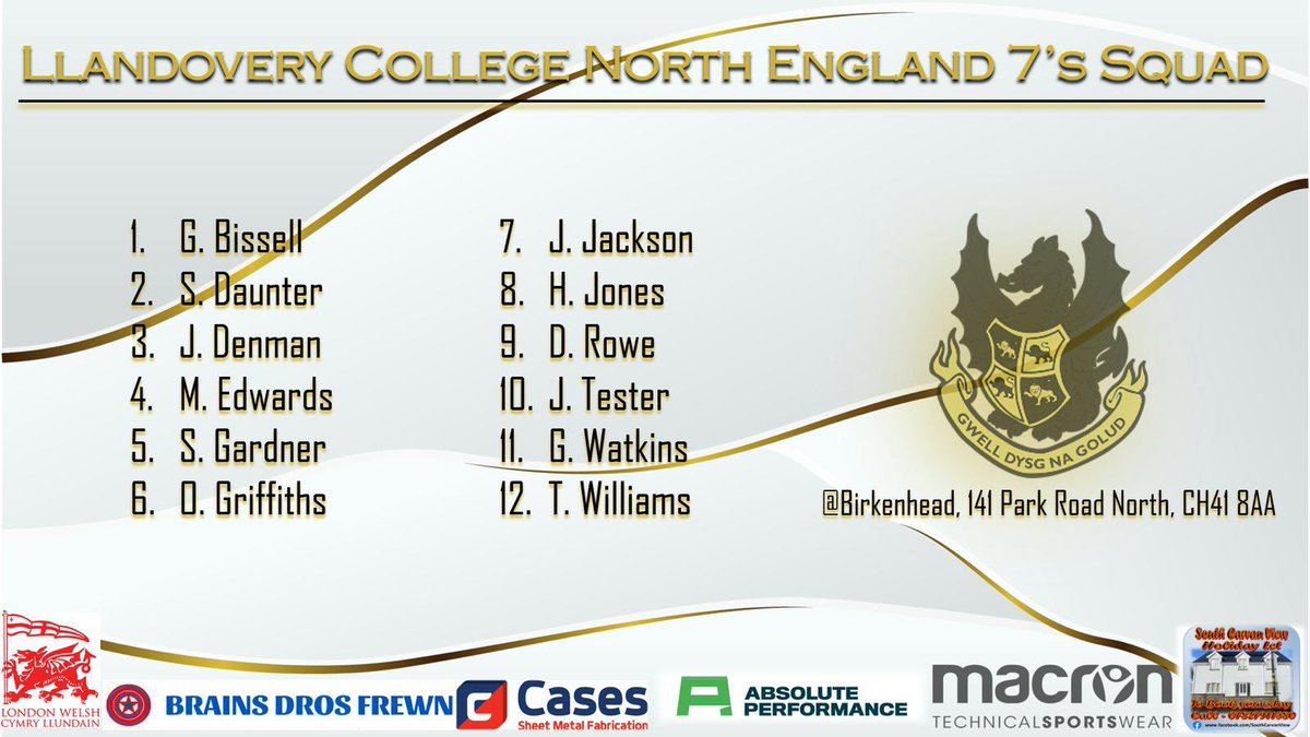 LlandoveryCollege PE (@llandoverycolpe) on Twitter photo Squad for upcoming 7s Tournament 🏉🏉🏉 <a href="/AllWalesSport/">All Wales Sport</a> <a href="/LondonWelshRFC/">London Welsh RFC</a> <a href="/CasesLTD_/">Cases LTD</a> <a href="/erwbarfe/">Erwbarfe CaravanPark</a> Squad for upcoming 7s Tournament 🏉🏉🏉 <a href="/AllWalesSport/">All Wales Sport</a> <a href="/LondonWelshRFC/">London Welsh RFC</a> <a href="/CasesLTD_/">Cases LTD</a> <a href="/erwbarfe/">Erwbarfe CaravanPark</a>
