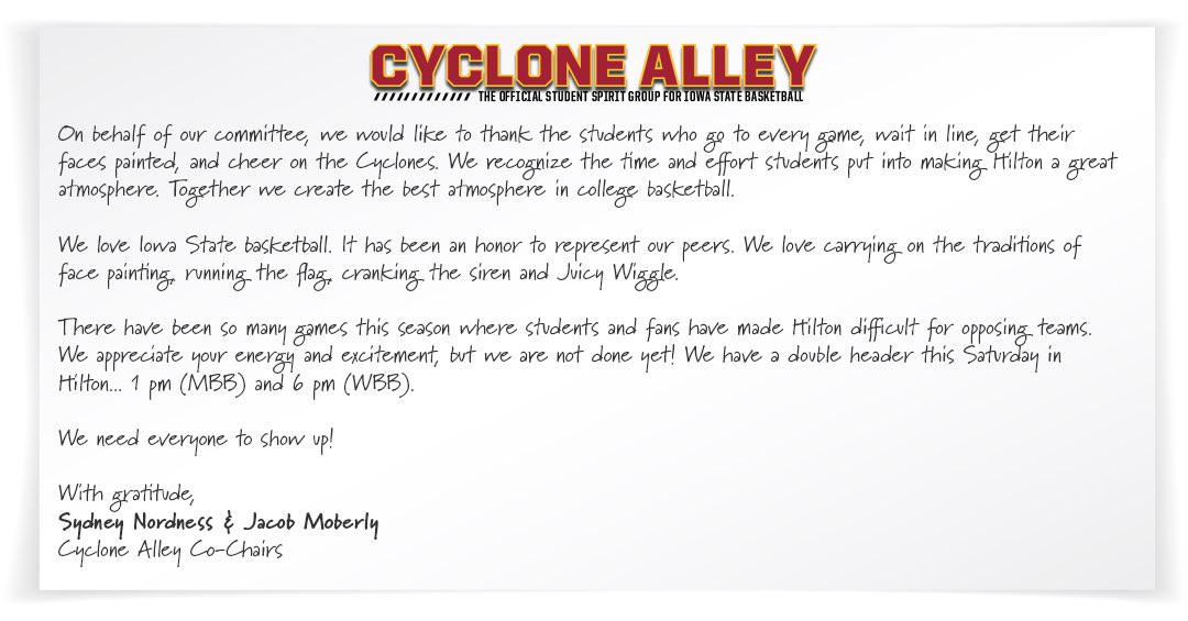A message from the Co-Chairs. See you Saturday!