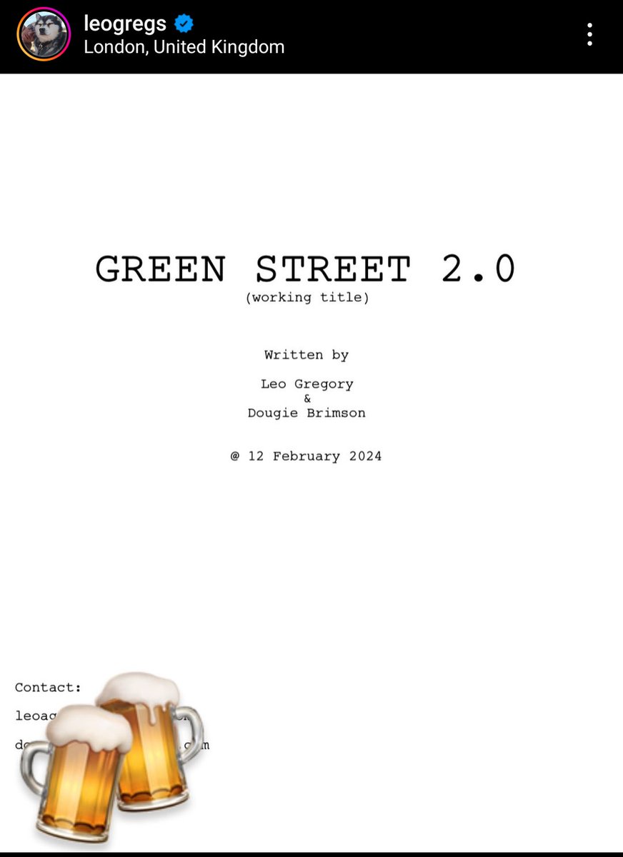 New Green Street film. Yes please