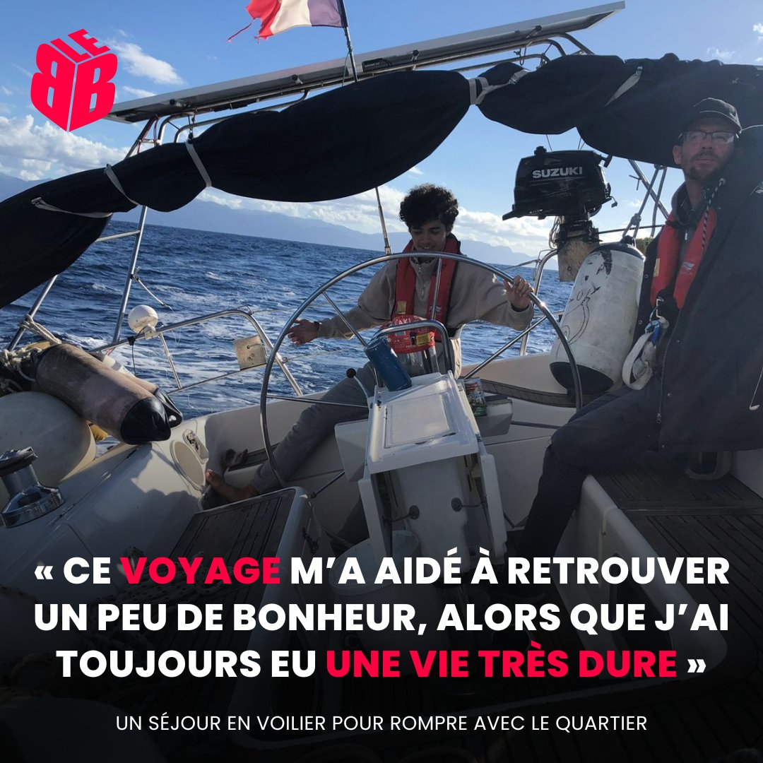 ⛵️ Les séjours de rupture ​​permettent à des ados en difficulté de s’éloigner temporairement de leur environnement.

C'est dans ce cadre qu'Ingo, jeune de Gennevilliers placé à l’ASE depuis ses six ans, est parti sur un voilier un mois. Il raconte sur le BB 👇

✍️ <a href="/DzuilkaMargaux/">Dzlk Margaux</a>