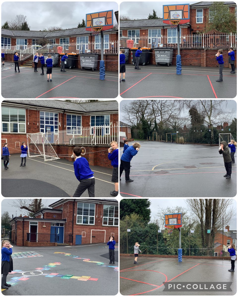 To start off the term in Science, we have been testing our string telephones and investigating how sound changes over a distance 😊 @sfsmtweets @SScienceblast