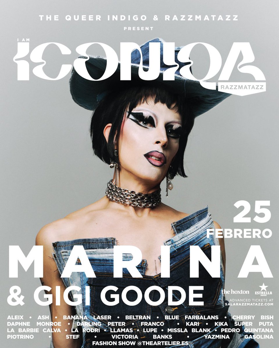 This Sunday 25th of February playing at Iconiqa at Razzmatazz in Barcelona!! Get your tickets via salarazzmatazz.com/25-02-2024/ico… @RazzmatazzClubs @thequeerindigo