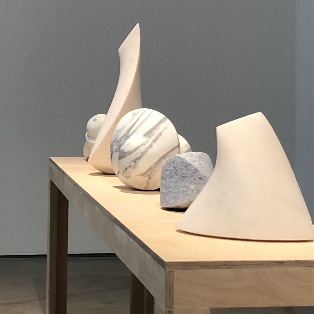A moment of stillness <a href="/VisualCarlow/">VISUAL Carlow</a> today, visiting the exhibition by Eilis O’Connell. #sculpture