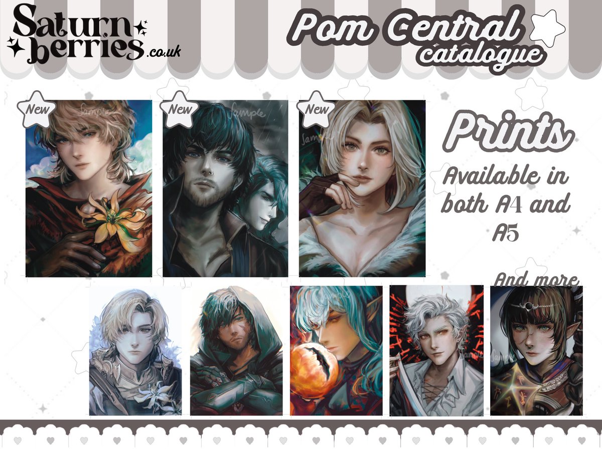 Saturnberries_'s tweet photo. My #kupocon Pom central catalogue for this weekend!! I have a lot of new stuff I’m debuting such as my ff16 torgal fruit icepops and my ff14 lollipops hehe I’m so excited see you there 💖💞💖 https://t.co/erkY7PBWyU