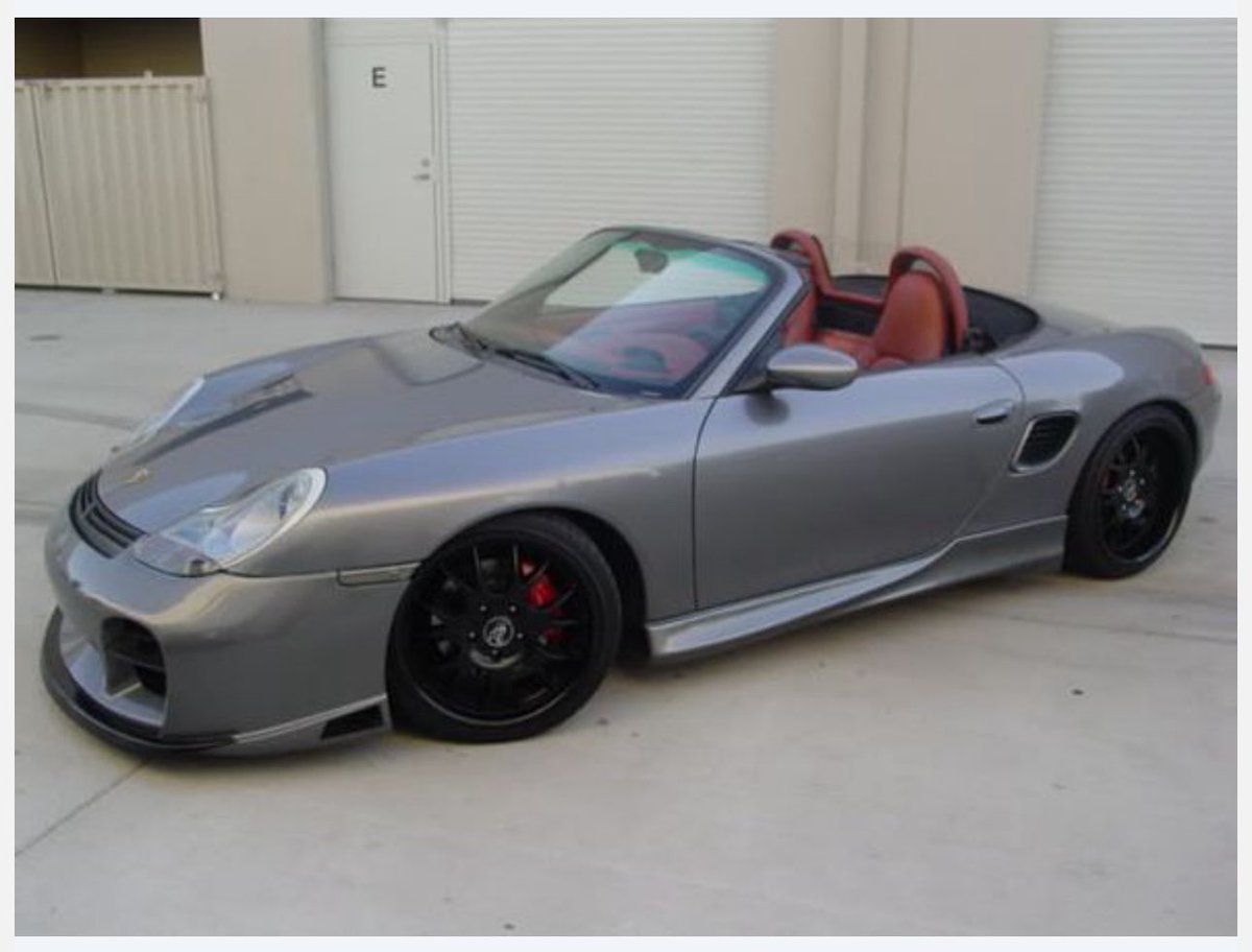 bisimoto's tweet photo. #ThrowbackThursday....circa 2006.
This is the very first #Porsche I ever owned: a 2001 #BoxsterS 6-speed.
I fell in love with the handling of the mid-engined #986, while using it as a test bed for #Bisimoto exhaust systems.
Lived on the dyno!
Would you rock this cabrio today? https://t.co/g2I4zp4UqM