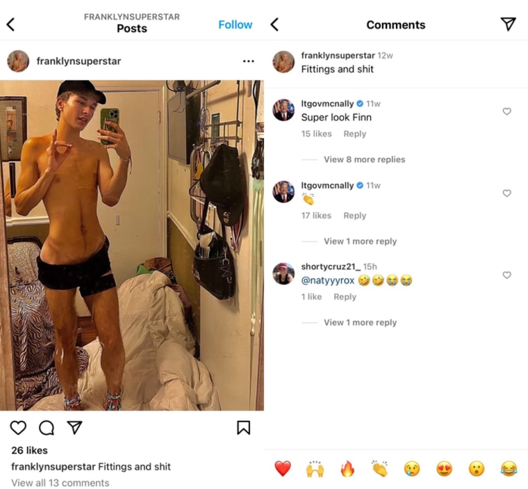 billintheburbs's tweet photo. Reminder that the 80 year old Lt Gov of TN was caught liking and replying to gay stuff on instagram last year https://t.co/rHzqmtCZYO