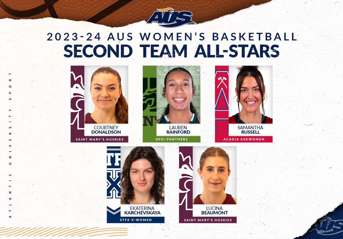 AUS Women's Basketball Second Team All-Stars