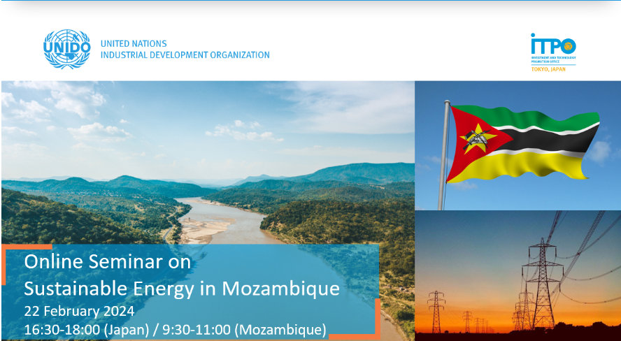 AMER_MOZ's tweet photo. 📢🇲🇿AMER participa como painelista no Seminário Online sobre Energia Sustentável em Moçambique organizado pela UNIDO ITPO Tokyo.
O webinar visava destacar o potencial de fontes de energia sustentáveis em Moçambique.
#AMER #UNIDOITPOTOKYO @UnidoMoz #FUNAE #EDM #CCIMJ #AIMO https://t.co/p33G838Vkw