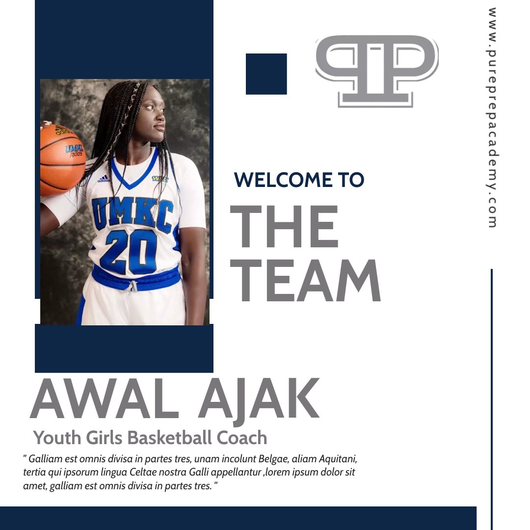 LadyPurePrep's tweet photo. We would like to welcome UMKC Alum and Des Moines East Legend Awal Ajak to our coaching Staff. Awal is a pillar in the community and a HUGE advocate for women's basketball
@nanalov1234 https://t.co/YoucaTRCXR