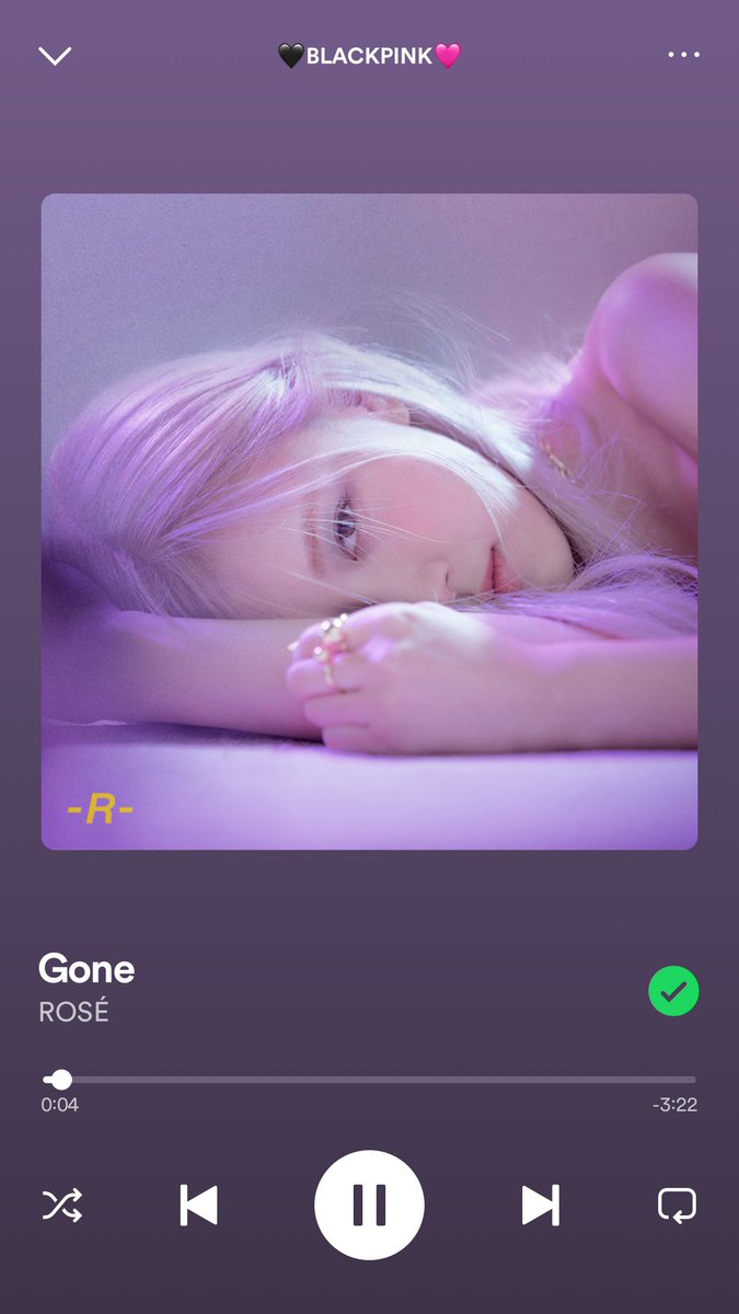 blinksunitedtwt's tweet photo. #ROSÉ SPOTIFY SS CHALLENGE

Hi Blinks! We want to see your screenshots streaming #OnTheGround, #HardToLove, #Gone &amp; #GoneLive for Rosé on Spotify. Thanks! 🤍

Part 3: @BLACKPINK
OTG ROAD TO 400M
#HardToLoveTo200M
#로제 #_R_ #BLACKPINK #RS2 #Vampirehollie #블랙핑크 https://t.co/WASsgjuWue