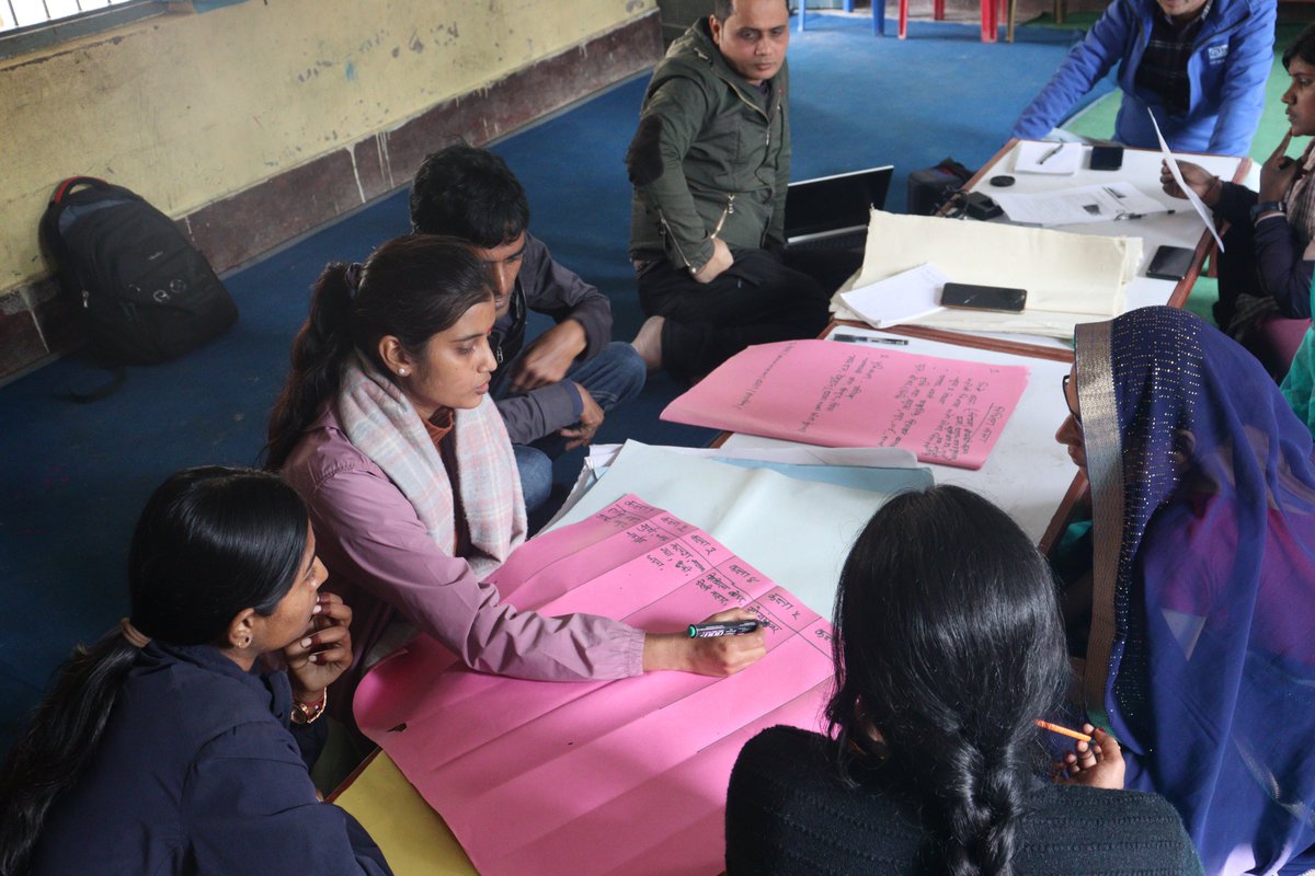 nubnepal's tweet photo. Young Mithila artists are having a discussion with the senior Mithila artists for preparing a lesson plan to inform the local curriculum📖 in Nepal. Senior artists are confident that young students will learn to paint this art quickly🙏 @jwas_nepal @Mobile__Arts https://t.co/Sh41OdB5qM