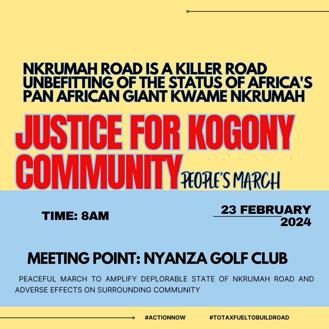 Capitalism should NOT be at the expense of our right to life. 
We need #ActionNow on #NkurumaKillerRoad.
#Justice4Kogony