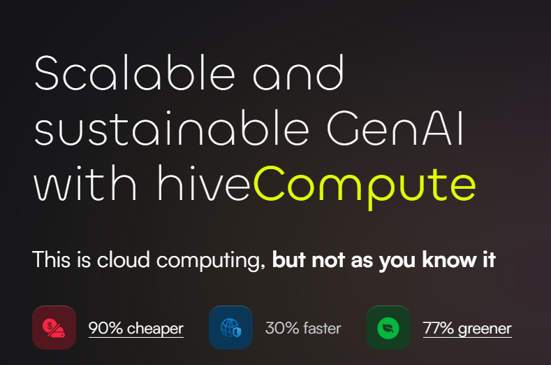 hivenet_cloud's tweet photo. π Join a different cloud with #hiveCompute! Cut costs by up to 90%, enjoy 30% faster processing, and help save the planet with a 77% lower carbon footprint. Be a part of a sustainable future and make your business soar: https://t.co/mUxV0zJKKw ππ https://t.co/tHXfrl1HON