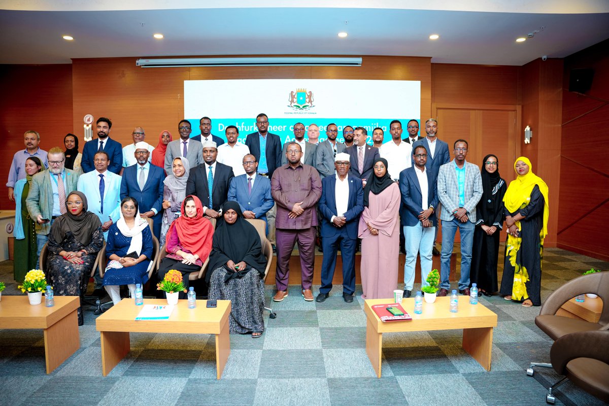 PICTURES: The launch of a new phase of the Joint Resilience Programme that will benefit a million people in #Puntland &amp; #Galmudug states. This was made possible thanks to the generous support from <a href="/BMZ_Bund/">Bundesentwicklungsministerium</a> through <a href="/KfW_FZ_int/">KfW Development Bank</a>. <a href="/MoPIED_Somalia/">MoPIED</a>