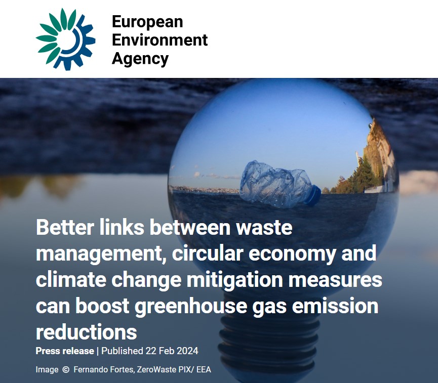 🆕#EEABriefing: #Recycling, #repair, #reuse or reducing material consumption through #circular business models can provide important additional reductions in #GHGemissions helping to boost Europe’s #climatechange mitigation efforts: eea.europa.eu/en/newsroom/ne…