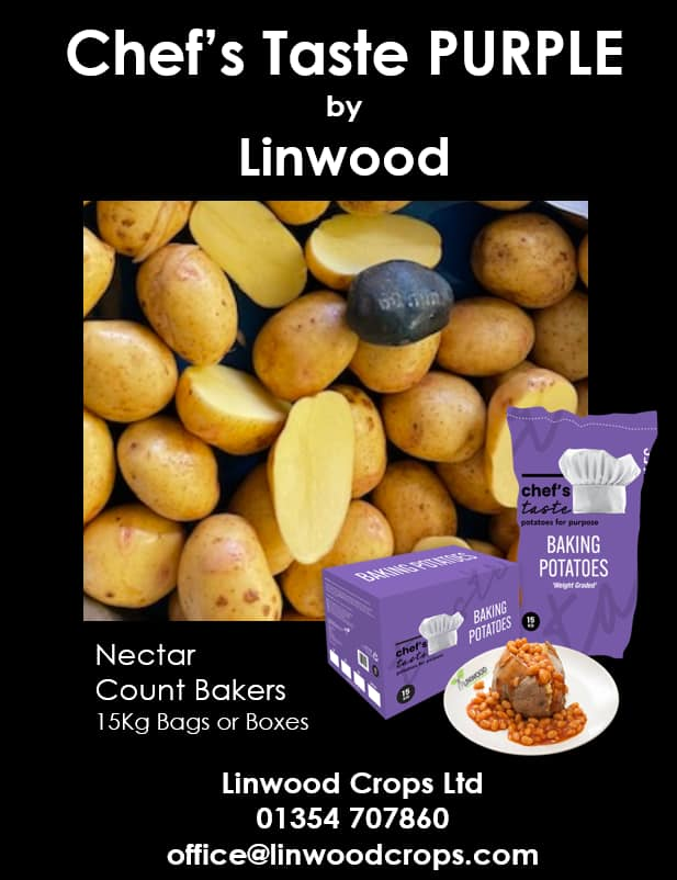 *Fantastic Potatoes for Jackets..!* The Chef’s PURPLE 15Kg Count Bakers available in Boxes or Bags. Ask your Fresh Potato supplier for the Chef’s Taste Bakers from Linwood. #wholesale #chef #catering #retail #restaurant #schools #jacketpotato #bakedpotato #potatoes #lovethespud