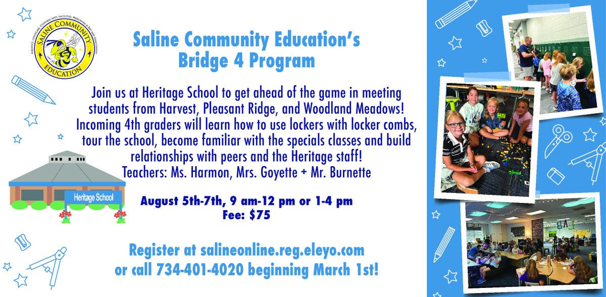 Save The Date - Registration Begins March 1st