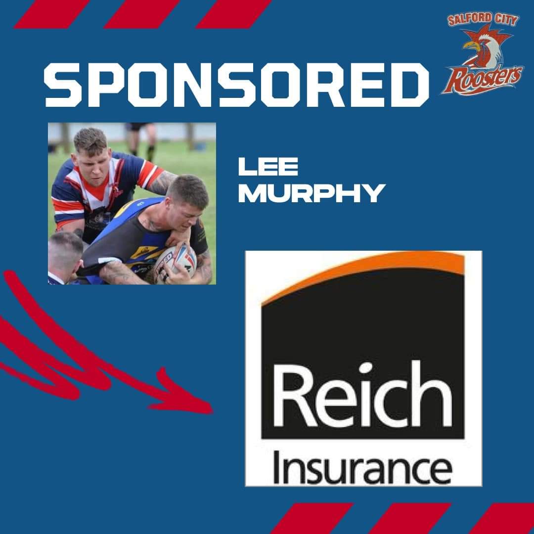 💥 @murphy219 has been sponsored by @ReichInsurance 💥 If you would like to sponsor a player or a home game please send us a DM 📧 #Sponsored #Sponsorship #RugbyLeague