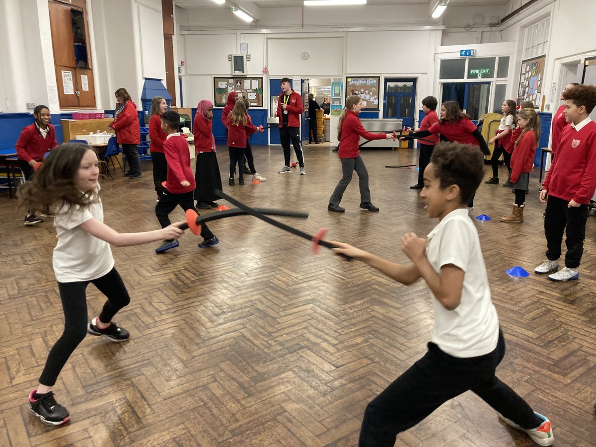 In the last week of term we were visited by some fencing coaches. Next Monday we will be learning about another sport in assembly. #RICHERvalues