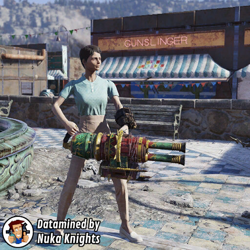 #Fallout76 PTS: Datamined Peppershaker Skin 'Lucky Piece'. Make sure to check out the whole gallery!