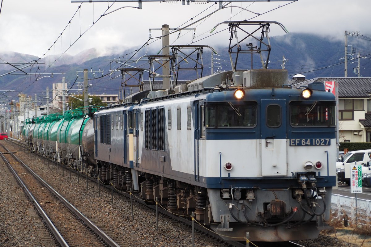2024/2/22 8872レ EF64-1027+EF64-1022+タキ