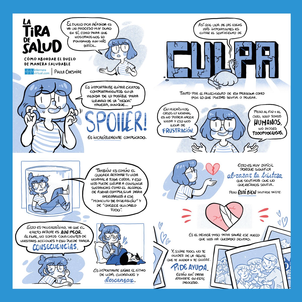 📢Nueva #TiradeSalud de la mano de Paula Cheshire <a href="/paulacheshire_/">Paula Cheshire 🏳️‍🌈 Ahora en la otra red</a> 

😢 ❤️‍🩹Cómo abordar el #duelo de manera #saludable

💬 ¿Cuál ha sido tu experiencia? ¿Qué nos recomendarías? 

Te leemos en los comentarios⬇️