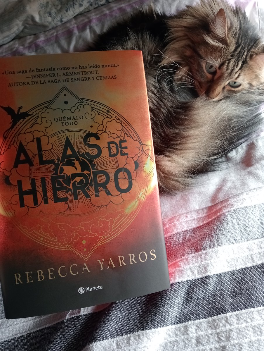 wildnimue's tweet photo. Ayer me pillé este libro. Es la segunda parte de una saga juvenil que se ha puesto muy de moda. Tanto del primer libro como de este, están haciendo una primera edición con relativamente pocos ejemplares con los cantos así como veis, de colores e ilustrados con dragones.
El libro salió ayer. Cuando llegué al Fnac después de comer y pregunté por él, la dependienta tenía la mirada de los mil metros. Dijo que jamás habia visto nada así, ni cuando Rowling sacaba libro nuevo de Harry Potter. Colas desde antes de que abrieran. Gente llevándose pilas de libros para especular (ya está Wallapop lleno de timadores vendiéndolos a precios desorbitados). Trifulcas por llevarse los que quedaban (en La Casa del Libro de Gran Vía tuvo que ir la policía). Adolescentes llorando al llegar y ver que no quedaban.
Yo al final lo encontré en otro sitio de casualidad.
¿Es tan maravilloso este libro? No. Entretenido. Te engancha. Ya está.
¿Hace falta comprarlo el mismo día de salida hasta el punto de volverse histérico? Tampoco, pero la gente quiere la edición con el canto ilustrado y no les vale la segunda edición "normal", porque se olvidan que en el fondo un libro es PARA LEER.
Hemos perdido un poco el norte entre las campañas de marketing y los booktubers y booktokers de los cojones que dicen leerse 20 libros al mes y que te recomiendan libros como objetos de consumo y como cosas que comprar para estar a la última. 
Se te quitan las ganas de leer este tipo de libros la verdad. Te las quitan.