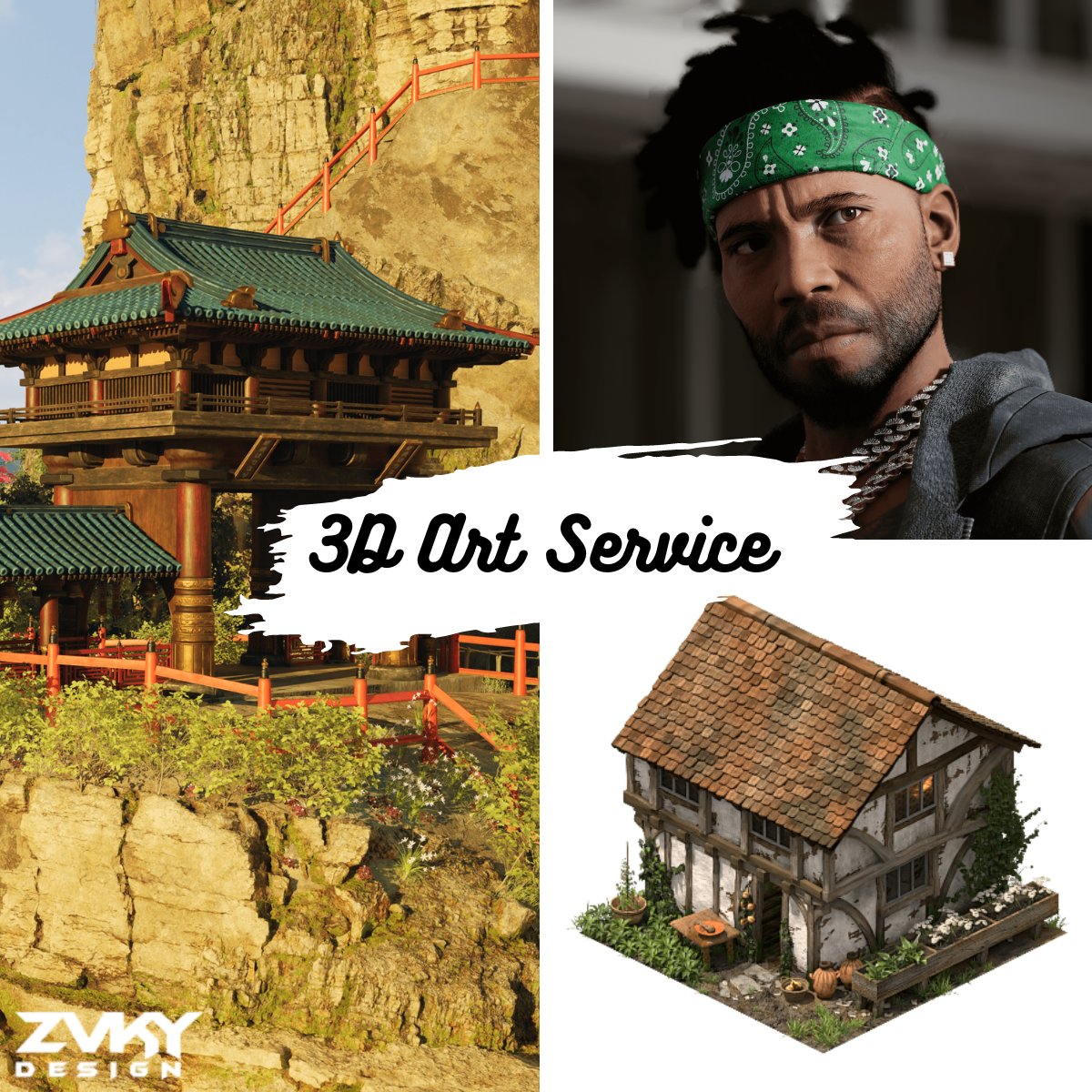 ZVKY's tweet photo. Zvky Design Studio: Professional 3D Art Services

Discover the captivating world of #3dart with Zvky Design Studio! As a leading creative powerhouse, we offer comprehensive 3D art services.

Check out Portfolio: https://t.co/E9zjVINfRC

#3dcharacter #gameart #gamestudio https://t.co/wf6teXrrlP
