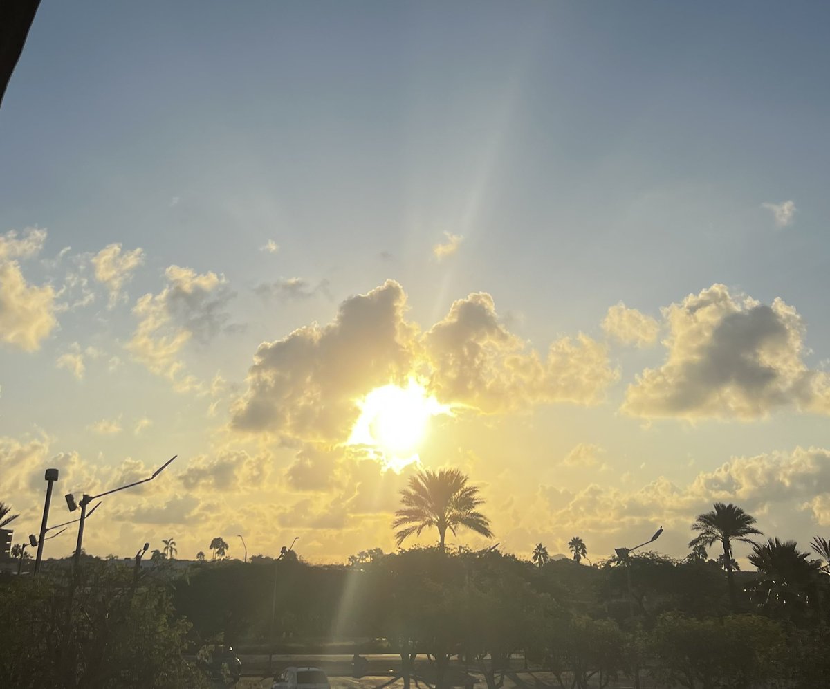 First sunrise in Aruba. #onehappyisland