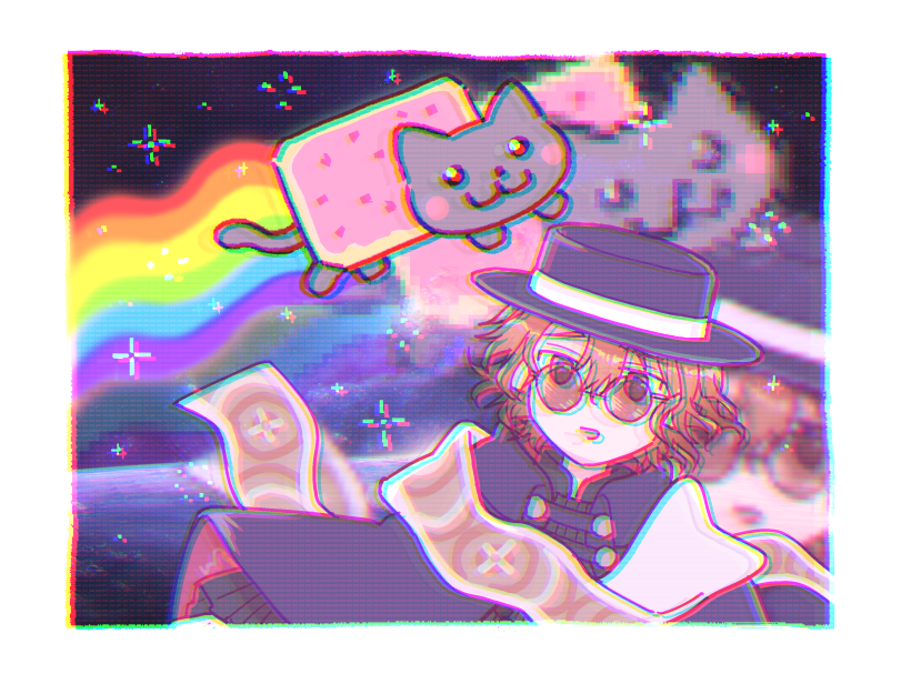 morioonu's tweet photo. Nyan…🌈🐱 https://t.co/ZsoL1781pJ
