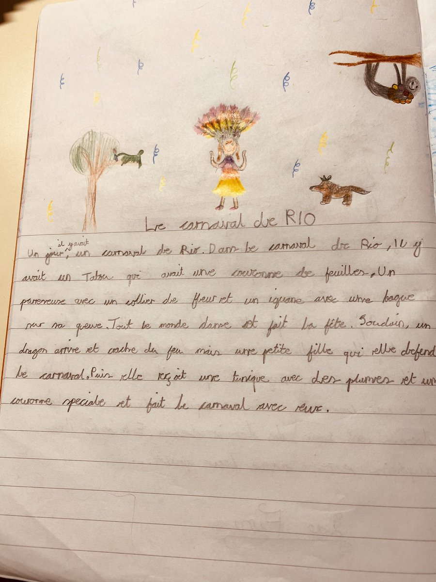 BJAB_French's tweet photo. French stories of the week by #BJABYear3 and #BJABYear4 Bravo! ✍️ 🇫🇷 #BJABFrench https://t.co/h274ACW88d