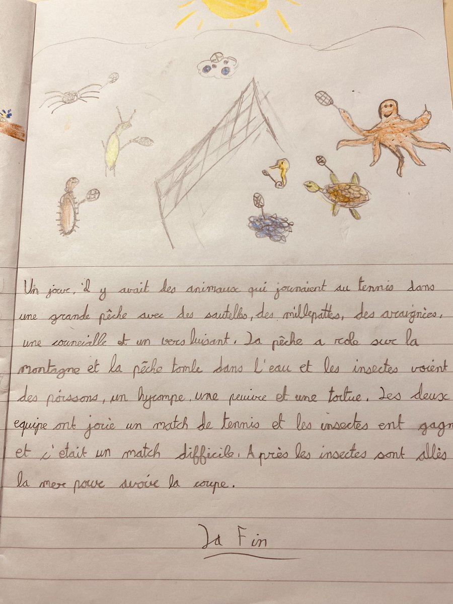 BJAB_French's tweet photo. French stories of the week by #BJABYear3 and #BJABYear4 Bravo! ✍️ 🇫🇷 #BJABFrench https://t.co/h274ACW88d