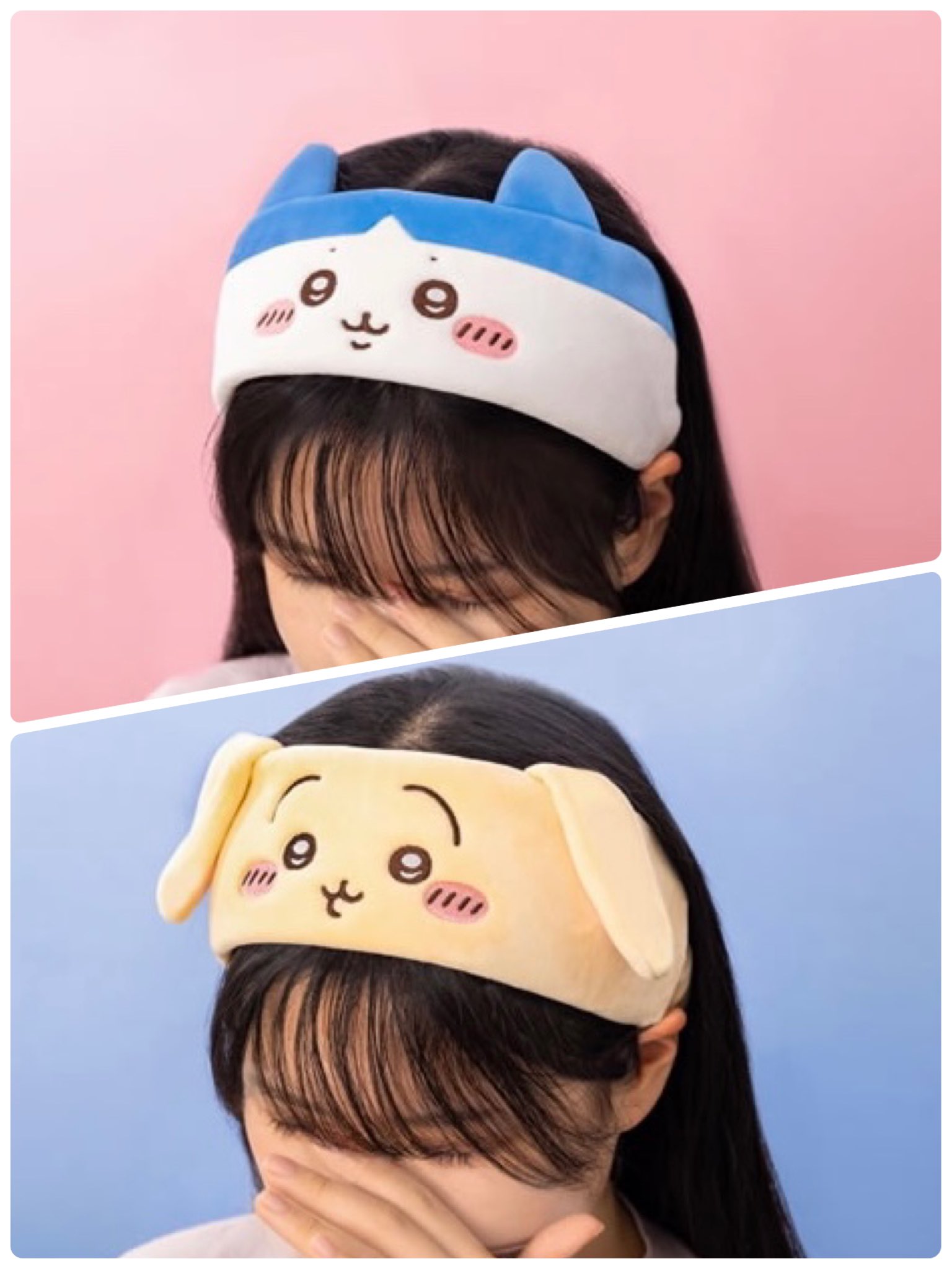 ちいかわ 垂れ耳な　ヘアバンド　ぬいぐるみキーカバー　うさぎ　モモンガ　ハチワレ ちいかわらんど【公式】 على X: 