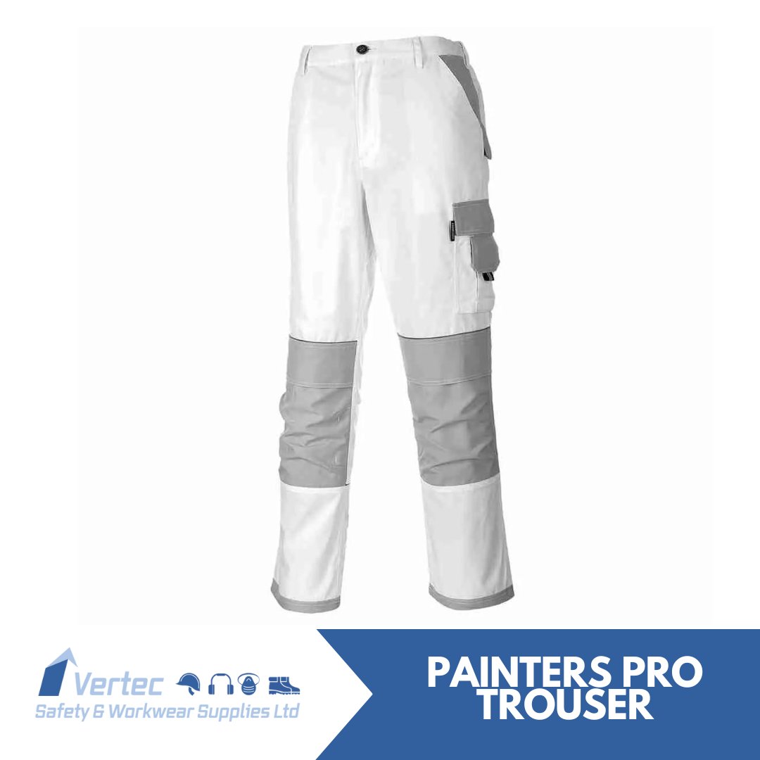 A stroke of genius. 🖌 These #Painters Pro trousers are packed full of handy features and pockets, so you know you're never far away from your brushes. vertec-sws.co.uk/product/painte… #Painting #PaintingAndDecorating