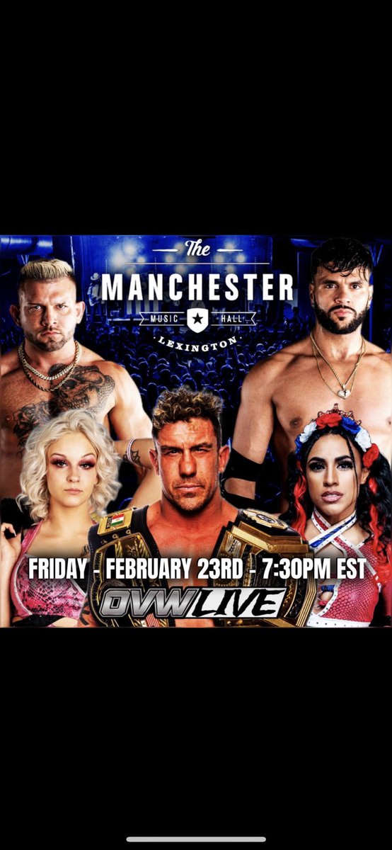 This Friday night!!! Lexington Ky come out and support the hottest thing going right now <a href="/ovwrestling/">OVW Wrestling</a> for awesome night of action!!!