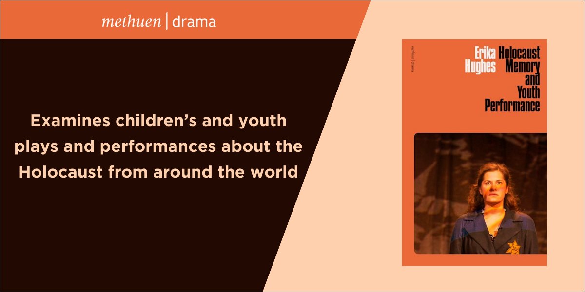 *Out today* 'Holocaust Memory and Youth Performance' by @ErikaEHughes examines children’s and youth plays & performances about the Holocaust from around the world, looking at their critical role in coping with the legacy of historical tragedy. bit.ly/3HRBWef