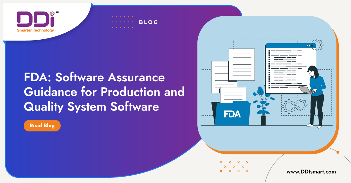 DDiSmart's tweet image. FDA : Software Assurance guidance for Production and Quality
Explore FDA&apos;s risk-based approach to ensure software reliability in medical device production. Learn testing methods for compliance in 21CFR part 820.
Read more: ddismart.com/blog/fda-softw…

#FDAguidance #SoftwareAssurance