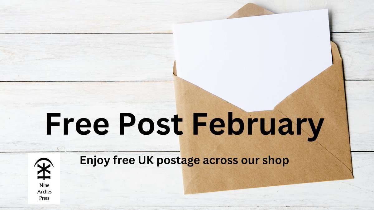 We're in the final week of FREE POST FEBRUARY: enjoy our offer of free UK postage across all shop purchases, and brighten your month with #poetry. Come in for a browse: buff.ly/3zEinCy