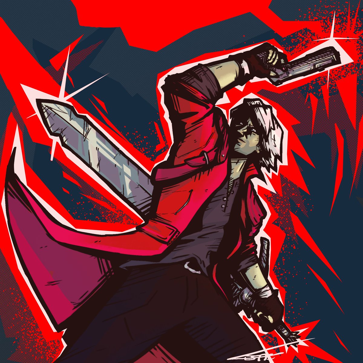 Smoking Sexy Style 🔥🔥🔥
.
#fanart #DevilMayCry