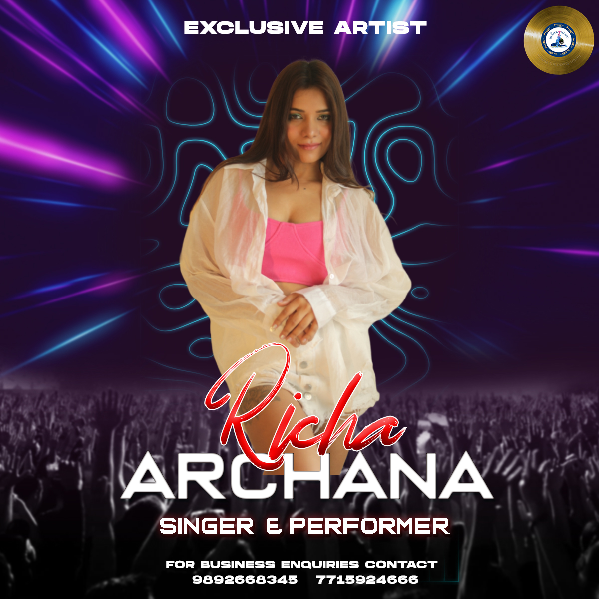 Join us in welcoming Richa Archana to the #LuciferMusic family and get ready to be charmed by her soulful voice.

.
.
.
#LuciferMusic #RichaArchana #TalentCollaboration #femalesinger  #soulfulvoice #soulfulmusic #explorepage #liveperformance #liveevents