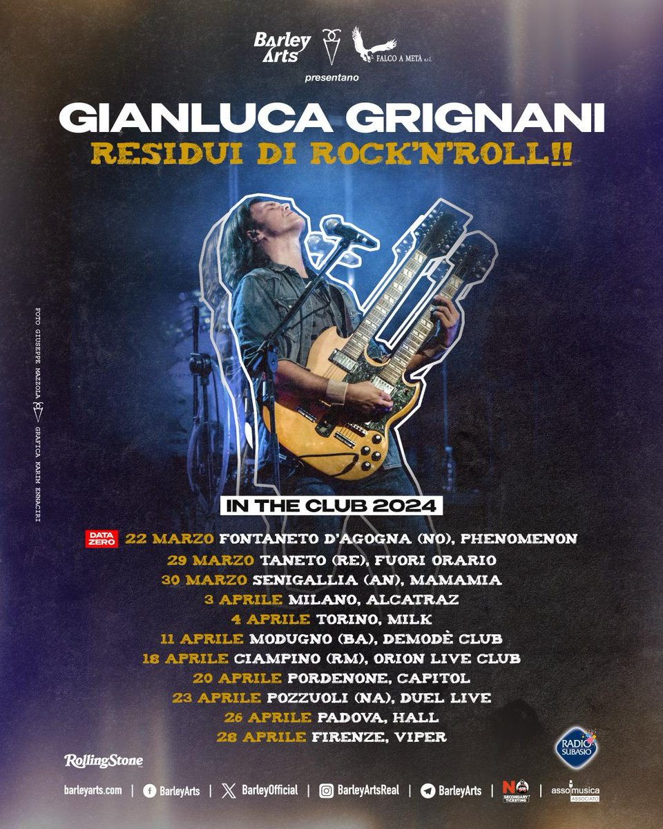 *NEW DATA*
Prevendite aperte:
linktr.ee/gianlucagrigna…