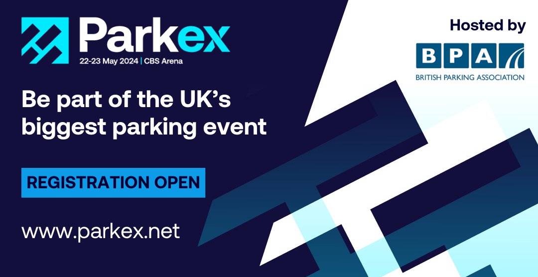 Registration is now open for #Parkex24 <a href="/BritishParking/">BPA</a> event. Join the UK's parking industry <a href="/CBSArena/">Coventry Building Society Arena</a> on 22-23 May 2024.

🎫 | eu1.hubs.ly/H07LmFP0
📍 | CBS Arena, Coventry
📆 | 22-23 May 2024

#Parking #BPA #NationalParkingPlatform #EVinfrastructure