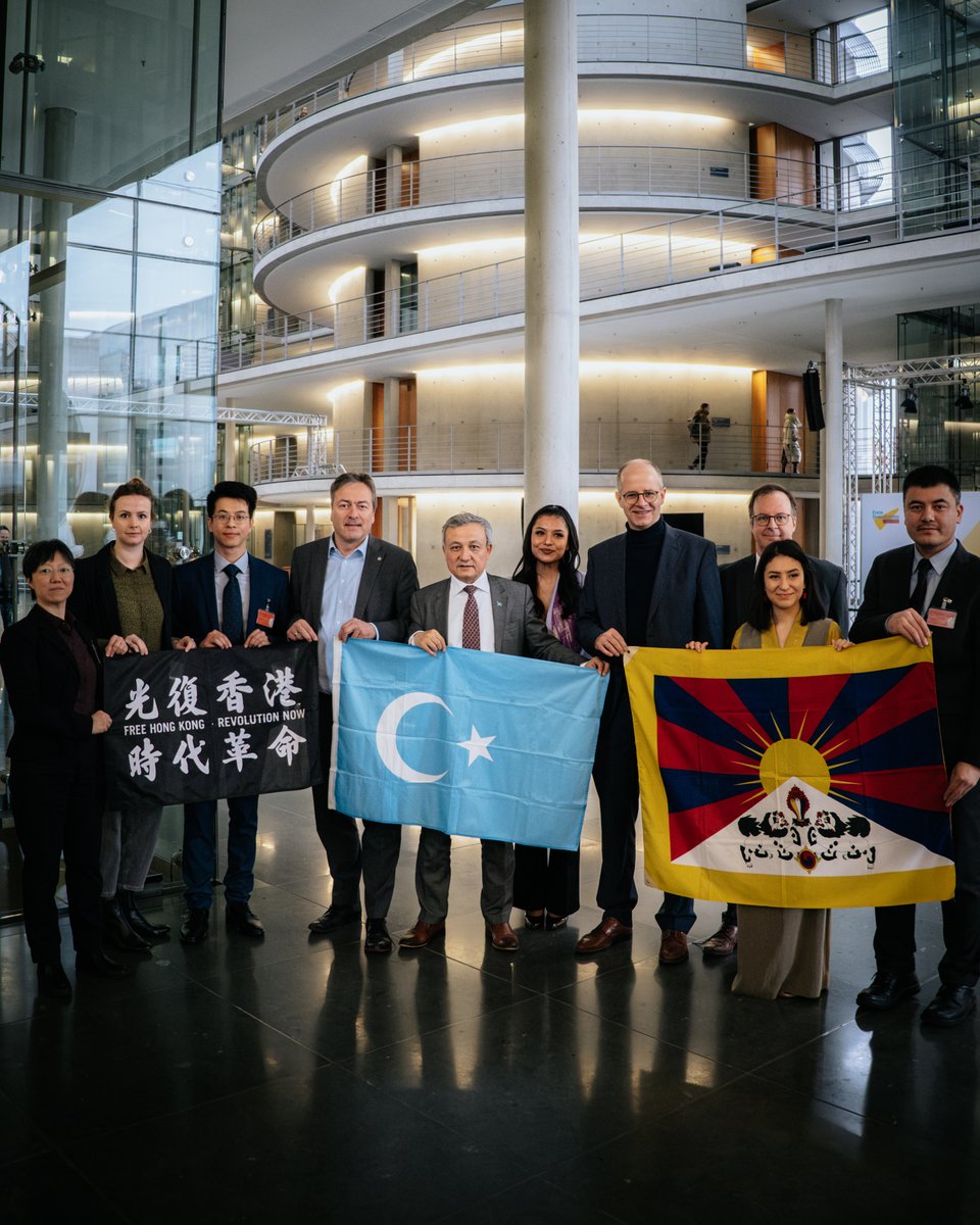 This morning the #Uyghur, #Tibet and #Hongkong friendship groups in the German Bundestag, under the chairmanship of MdB @derya_tn, MdB @borismijatovic, MdB @GydeJ, MdB @PeterHeidtFDP, & MdB Michael Brand, co-organized a parliamentary breakfast to raise awareness of the grave…