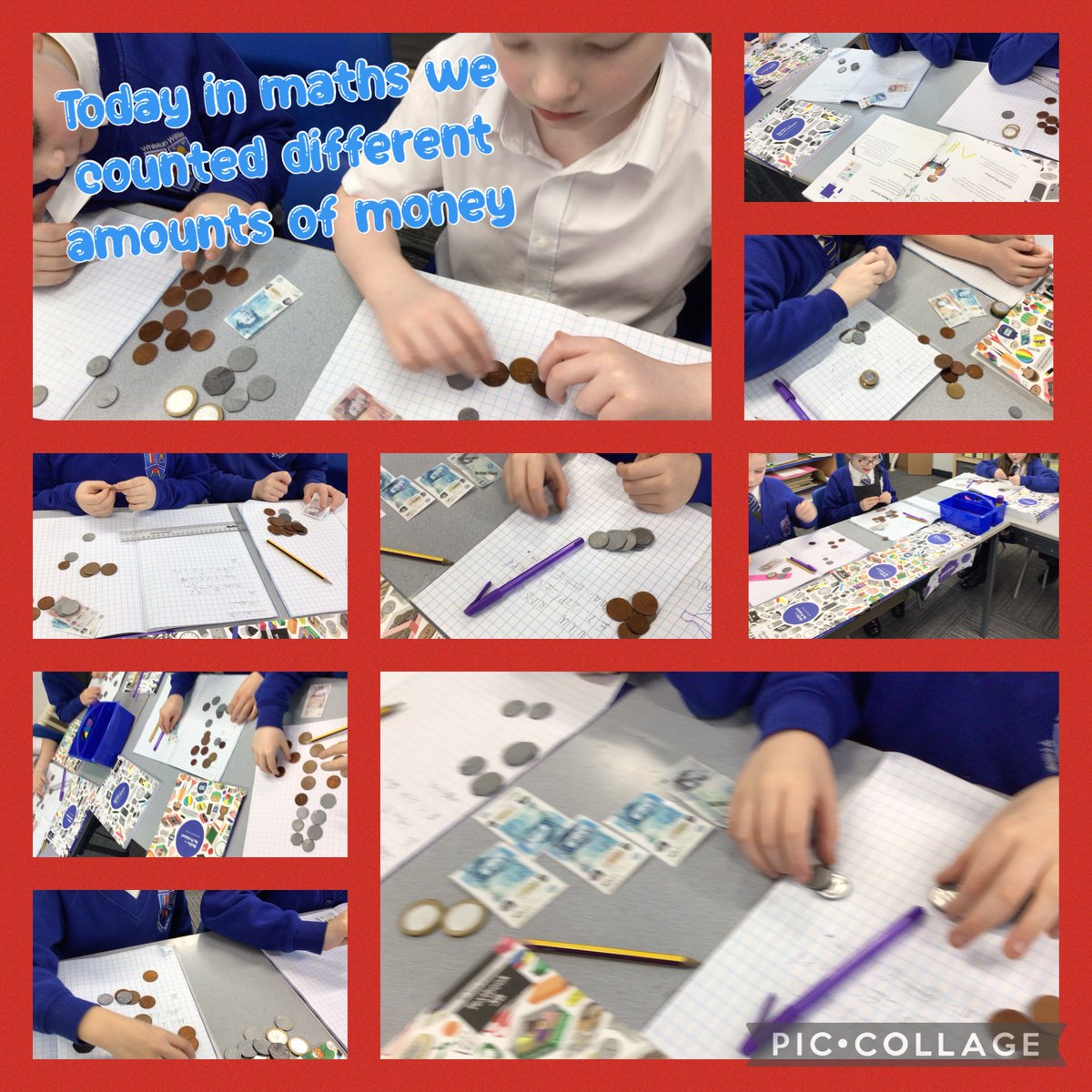 Today in maths we started our new chapter all about money. We had different coins and notes and added them together to find the totals. <a href="/whistonwillis1/">Whiston Willis Primary Academy</a> #WWPAMATHS