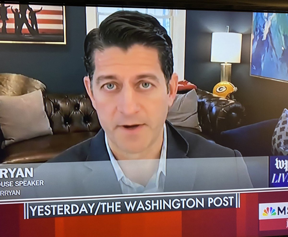 I despise #PaulRyan but thought he might initiate impeachment of Trump within 6 months. SOB was even weaker than I imagined. He now sometimes raises his tiny voice while sitting on #Fox BOD. He can f**k all the way off. 🤮 #MorningJoe