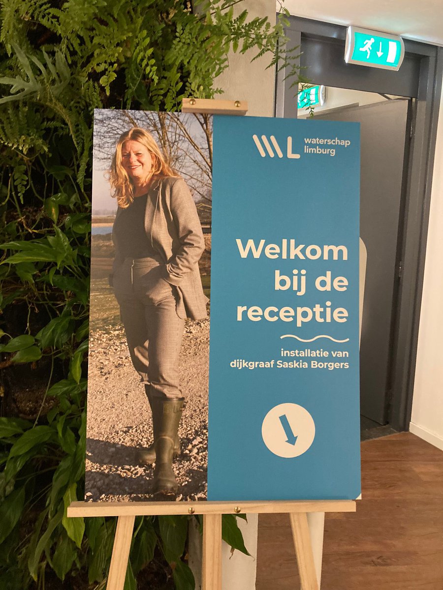 'Onze' Saskia Borgers is gisteren door gouverneur Emile Roemer benoemd tot dijkgraaf van Waterschap Limburg. Veel succes en geluk in Limburg!